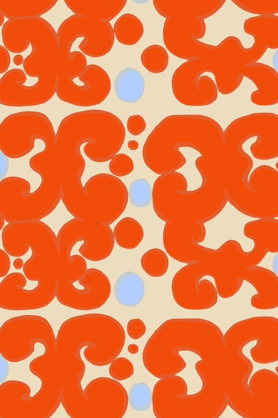 KEIDAS -akryylipinnoitettu puuvillakangas punainen